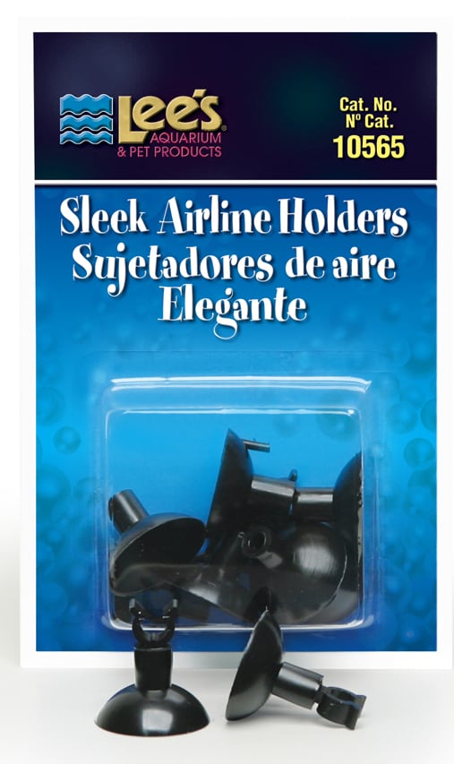 Sleek Airline Holder, 6/Blister Card Black