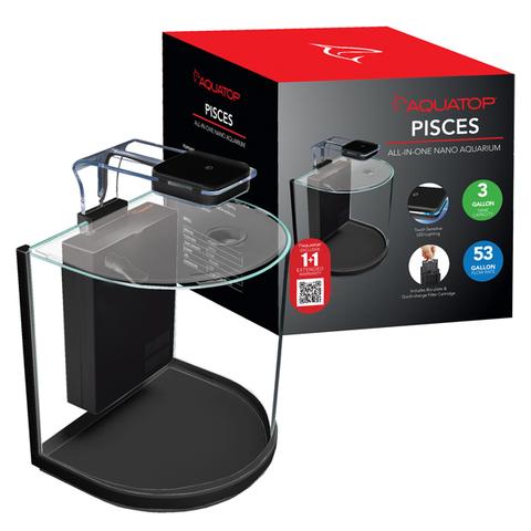 PISCES Nano Bowfront Glass Aquarium 3G