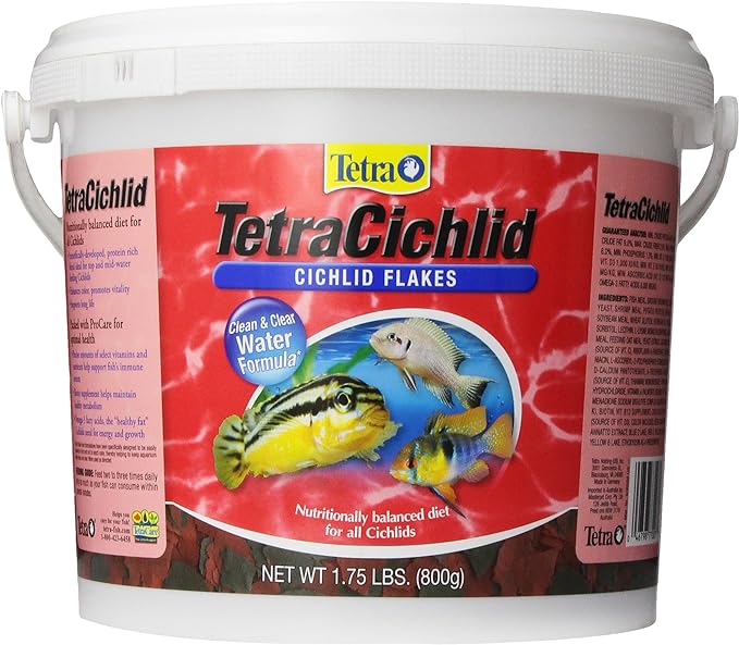 TetraCichlid Flakes 1.75 lbs, 5L