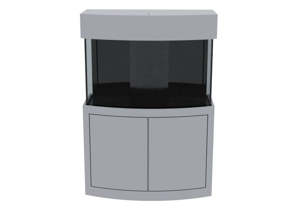 Planet Radius 135G Radius Tank Kit Elegance Gray