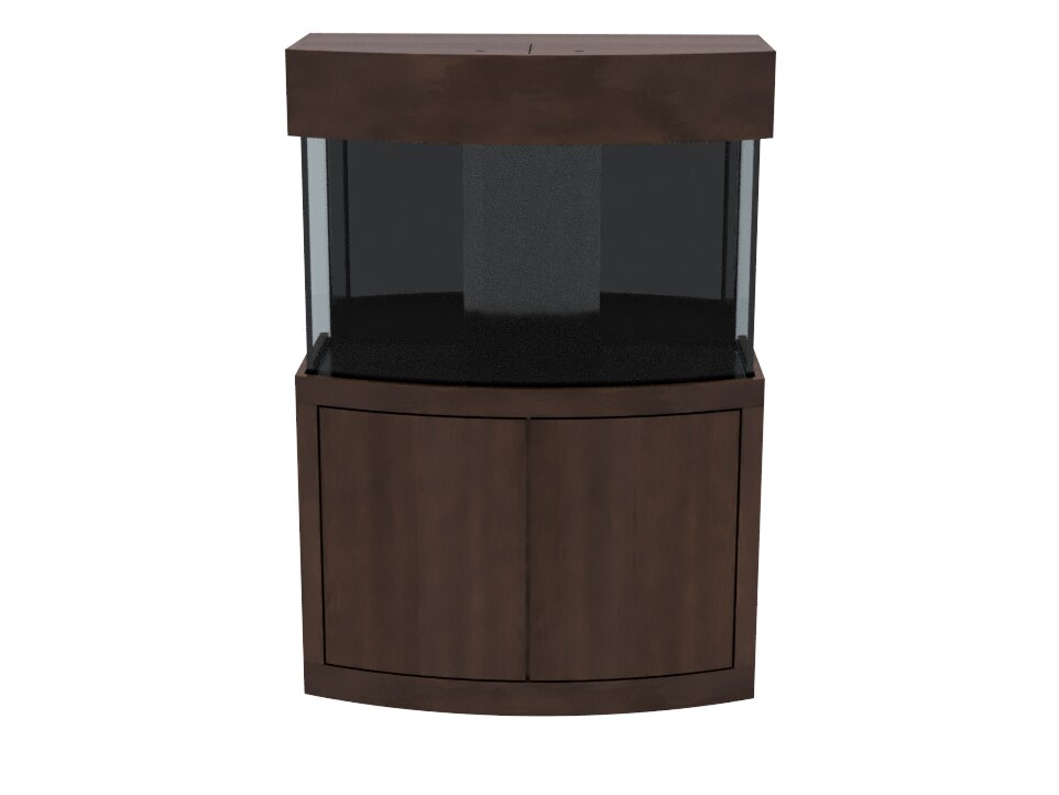 Planet Radius 135G Radius Tank Kit Elegance Mahogany