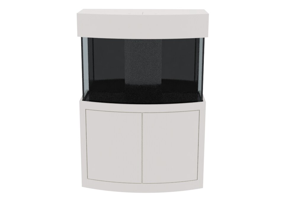 Planet Radius 135G Radius Tank Kit Elegance White