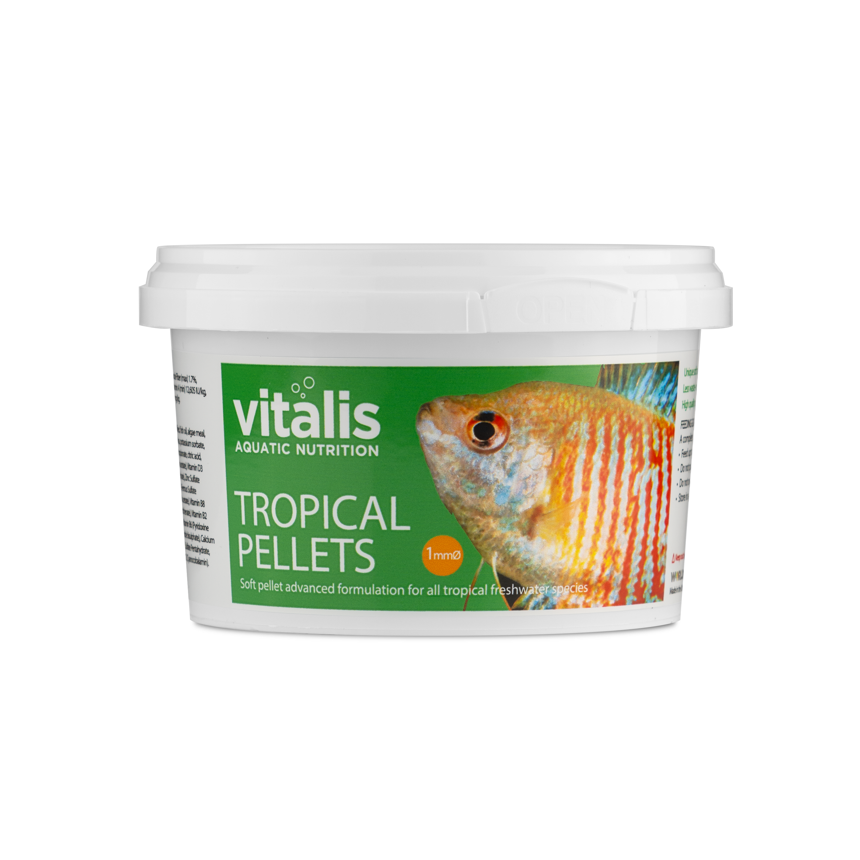 Fritz Vitalis Tropical Pellets 1mm 70 gm
