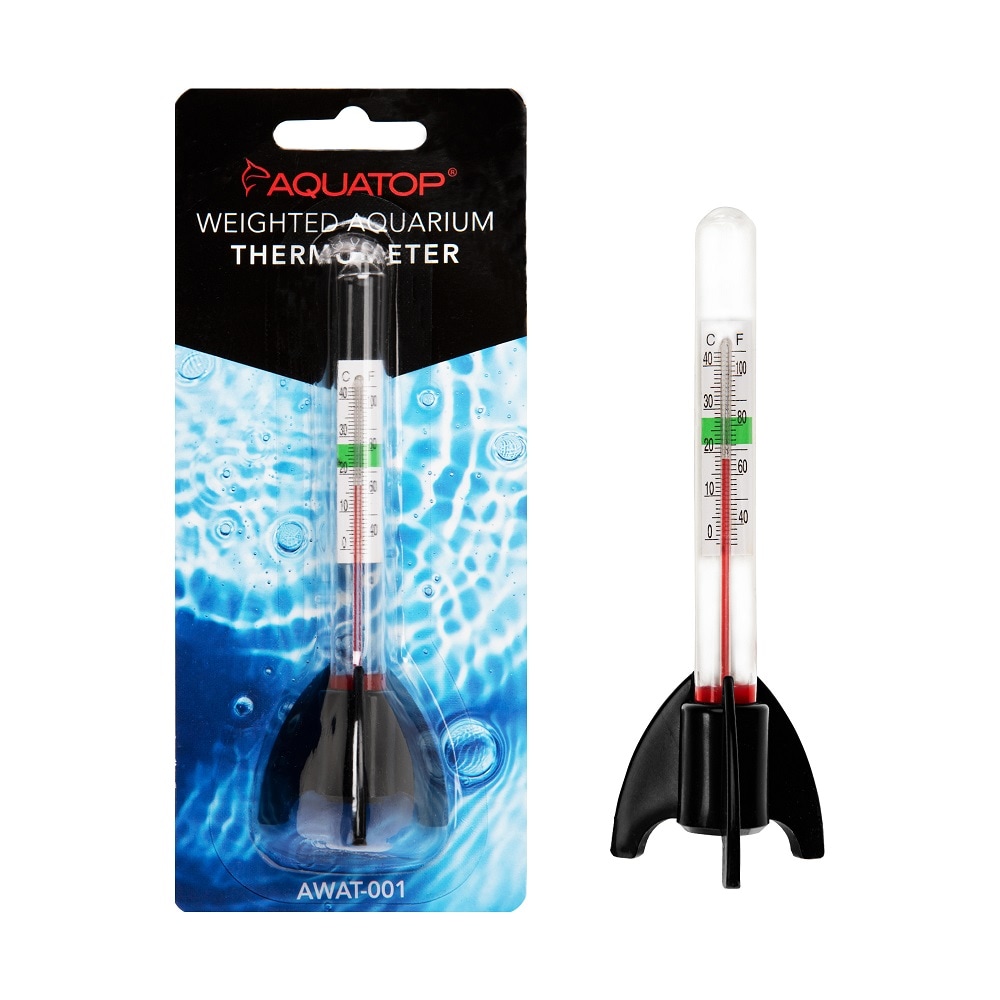 Weighted Glass Thermometer w Claw