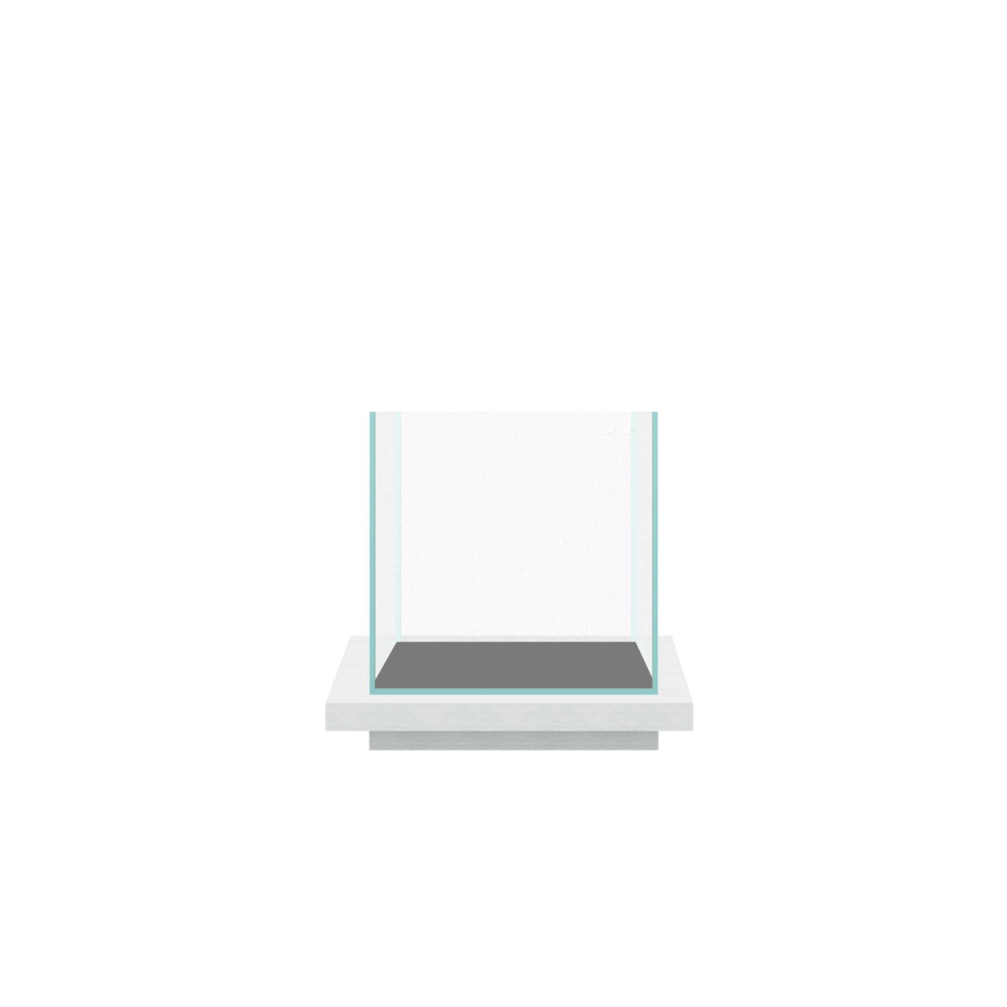 Tideline 2.1G Studio Cube Pedestal - White