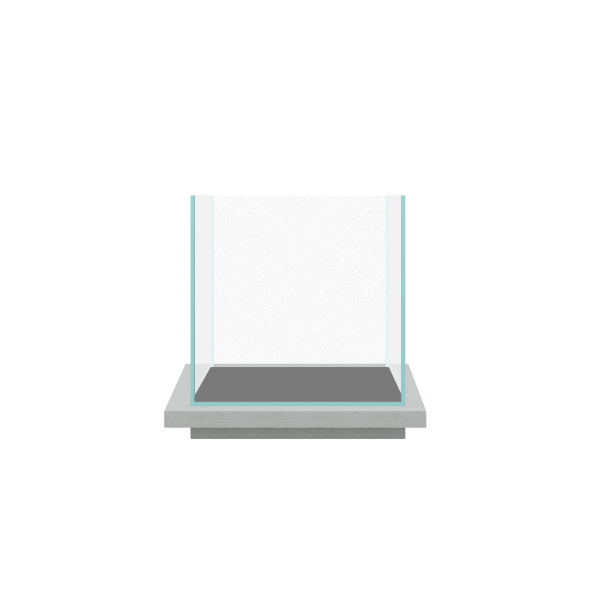 Tideline 4.1G Studio Cube Pedestal - Gray