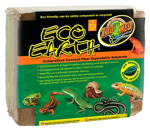  Eco Earth Compressed Coconut Fiber Substrate (3 Pack)