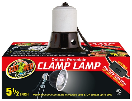 Deluxe Porcelain Clamp Lamp