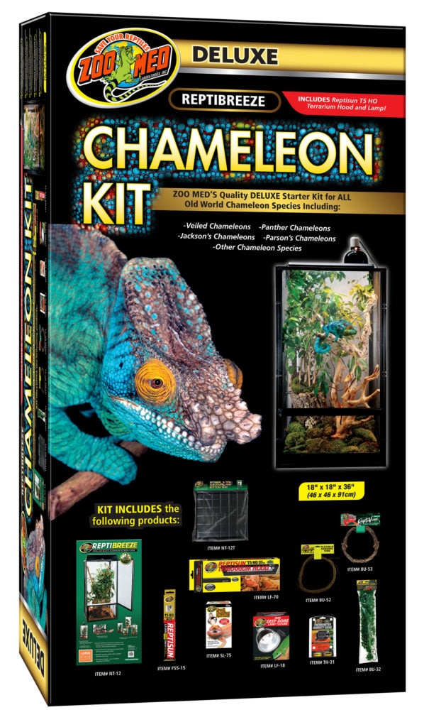 Deluxe ReptiBreeze Chameleon Kit 18x18x36