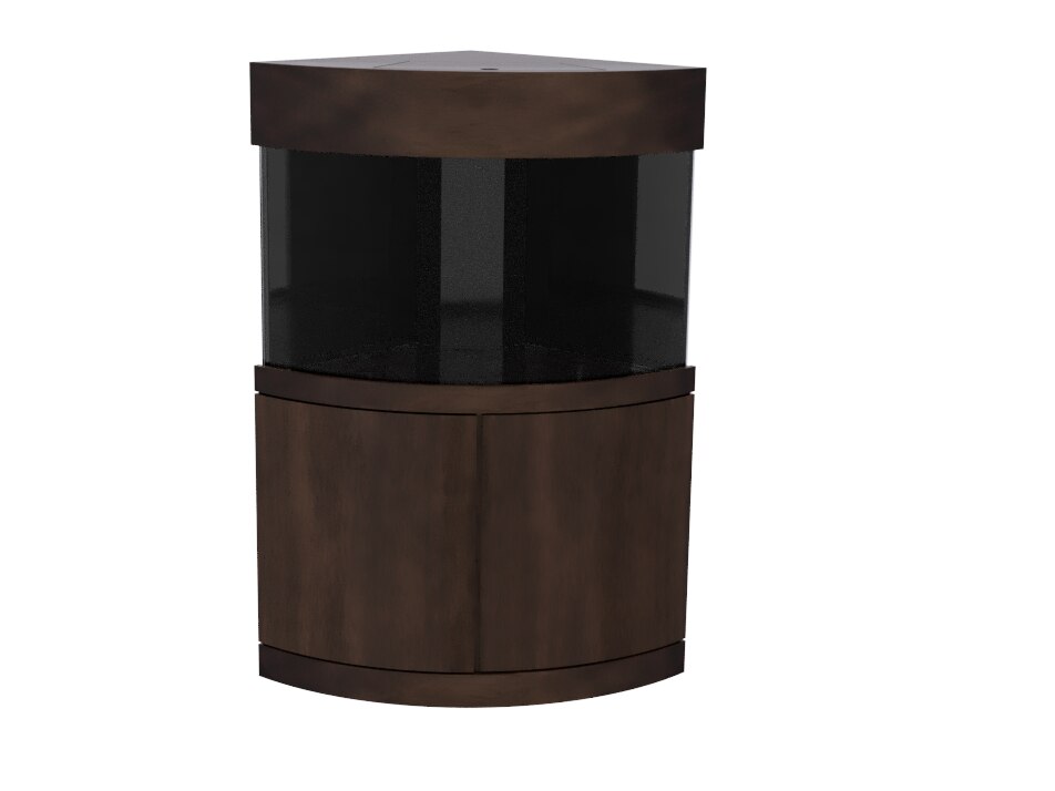 110 Corner Tank Kit Elegance Mahogany