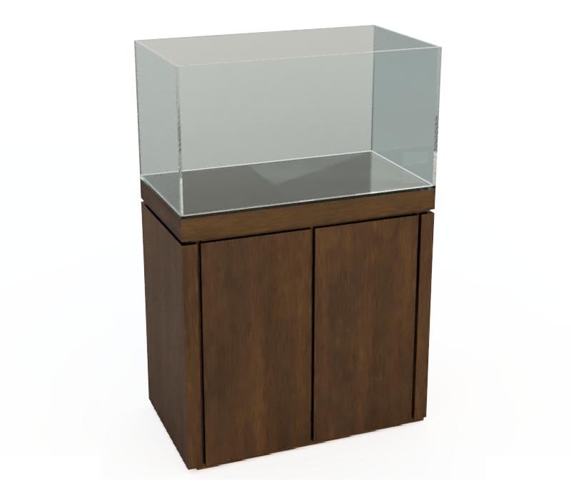 CRYSTAL Freshwater Tank Kit - 36x20 Medium Oak