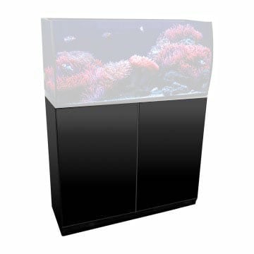 Bowfront Arc 30g Aquarium Black Stand