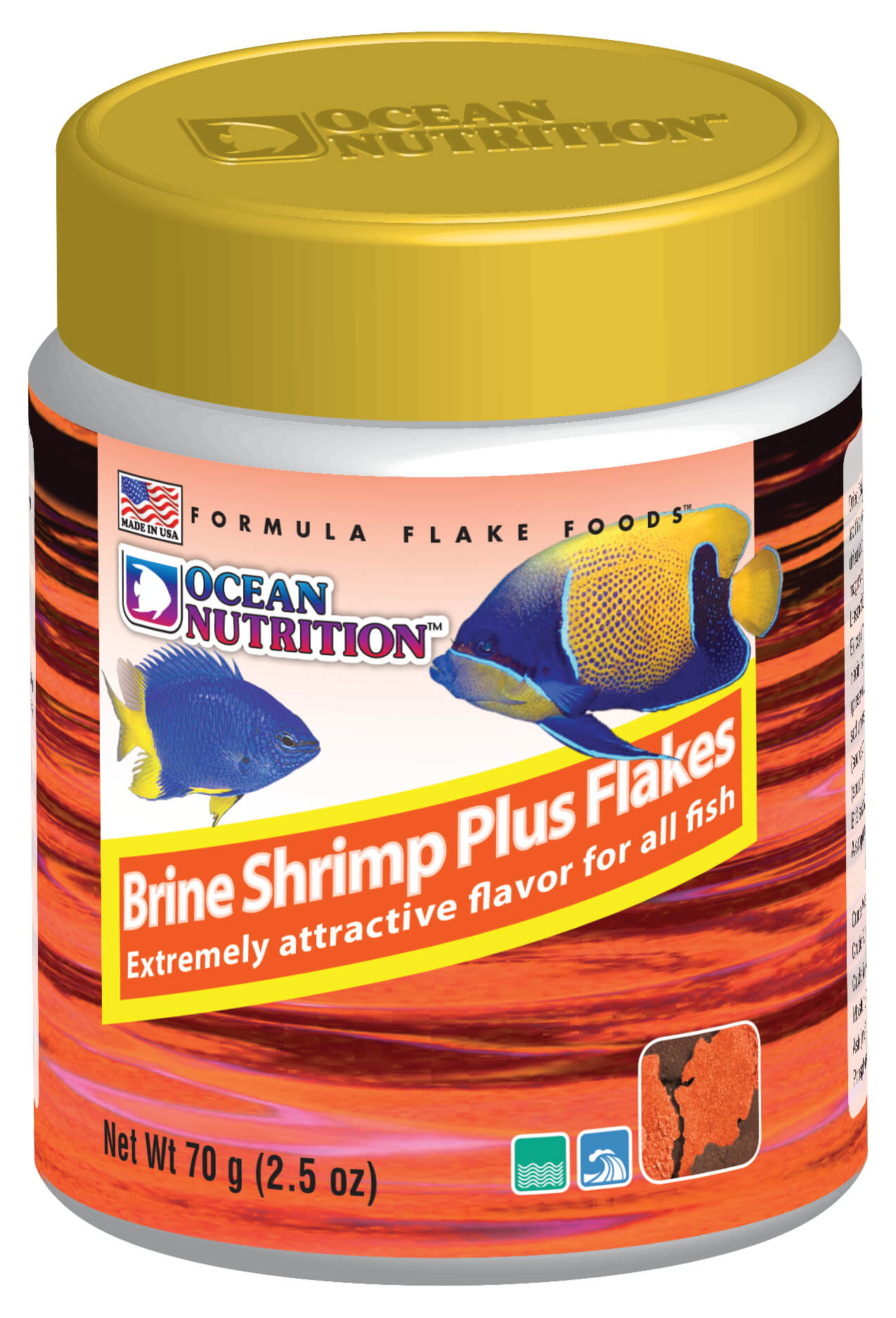 Brine Shrimp Plus Flake Food - 2.5oz