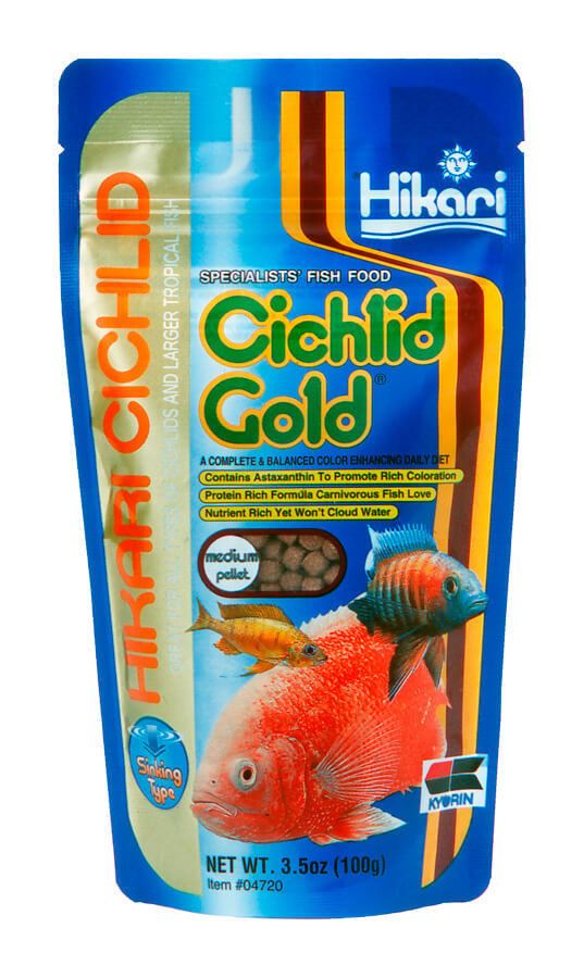 Cichlid Gold Sinking Medium Pellets 3.5oz