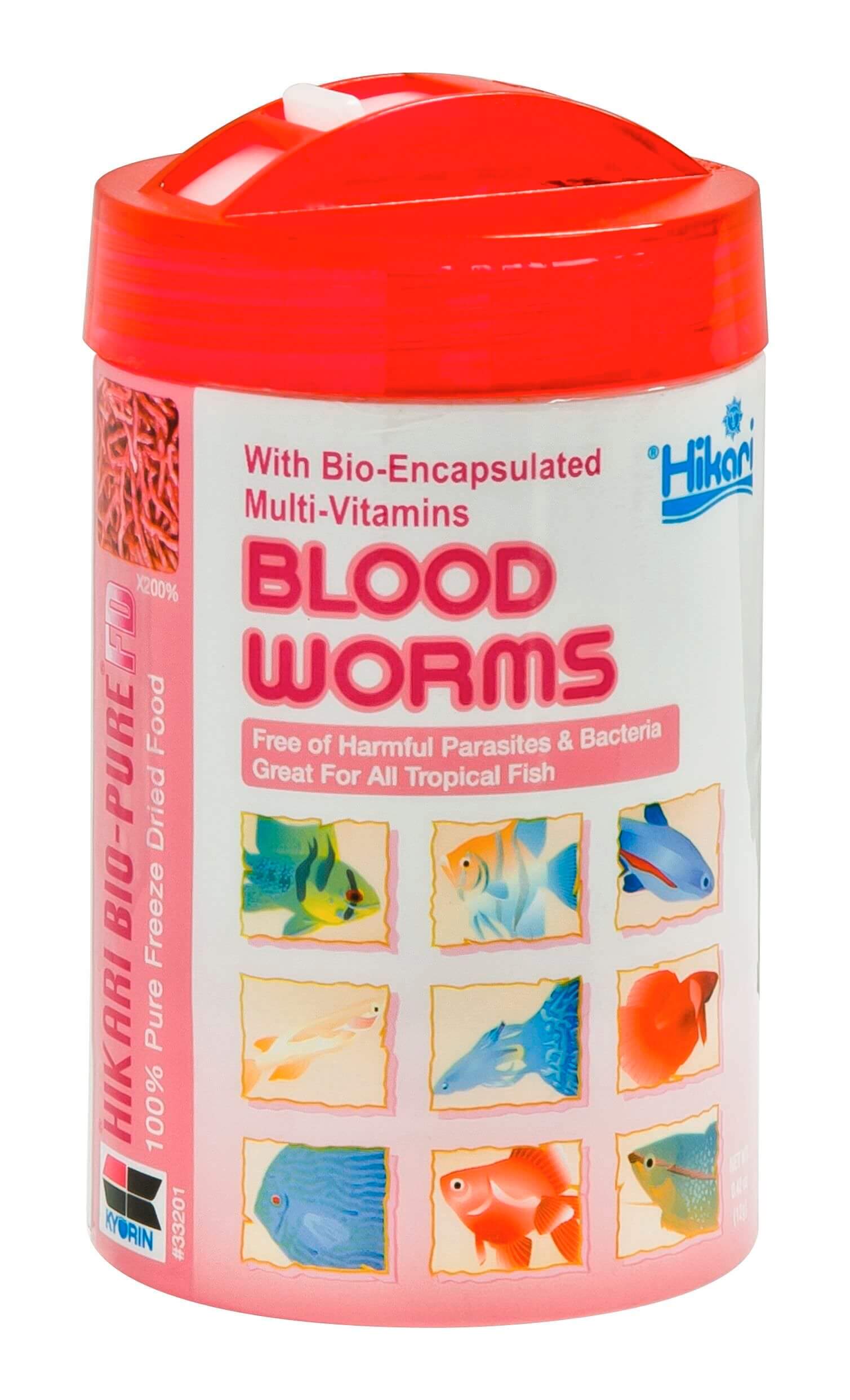 Freeze Dried Blood Worms .42oz