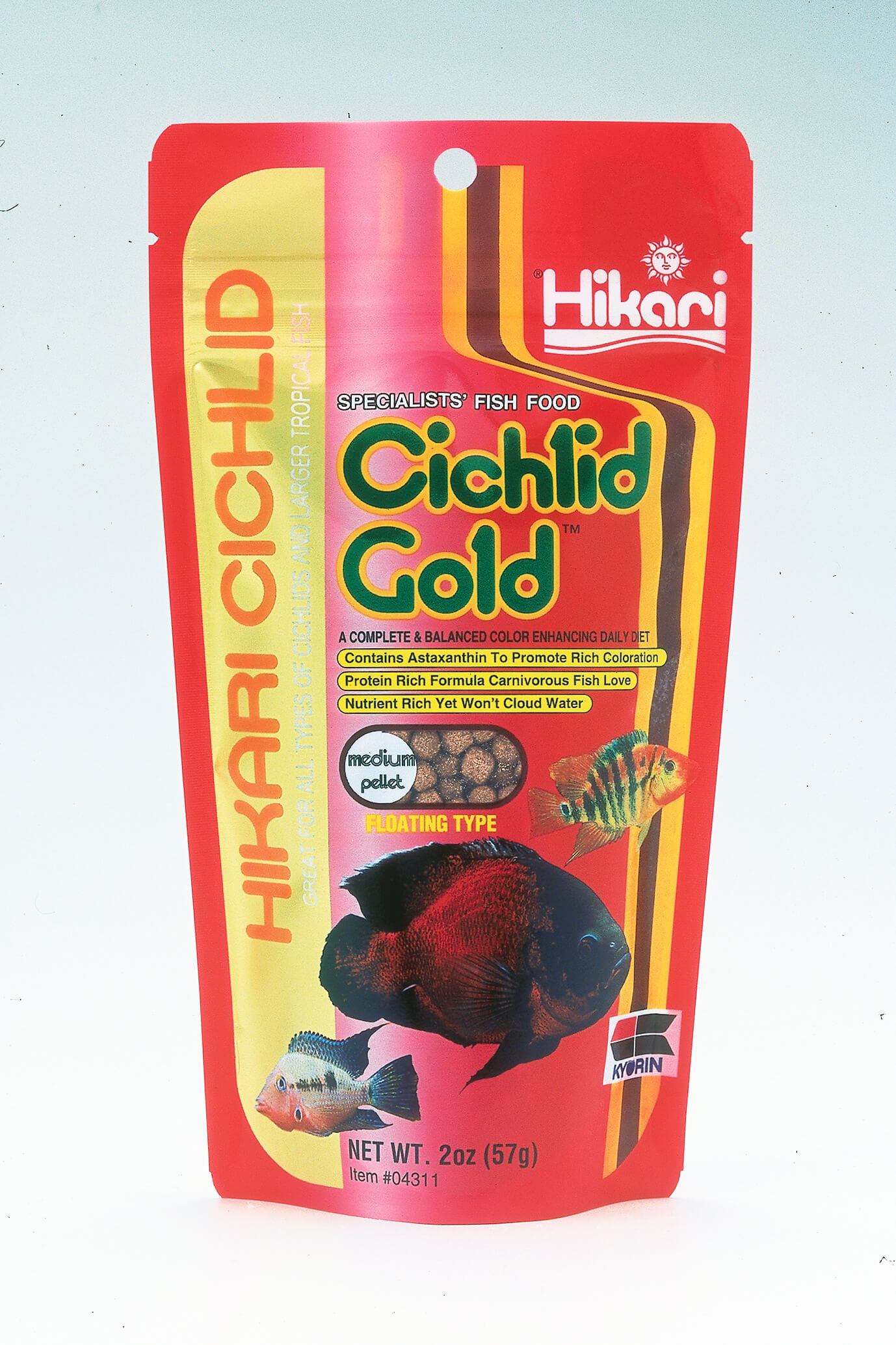 Cichlid Gold Medium Pellets 2oz