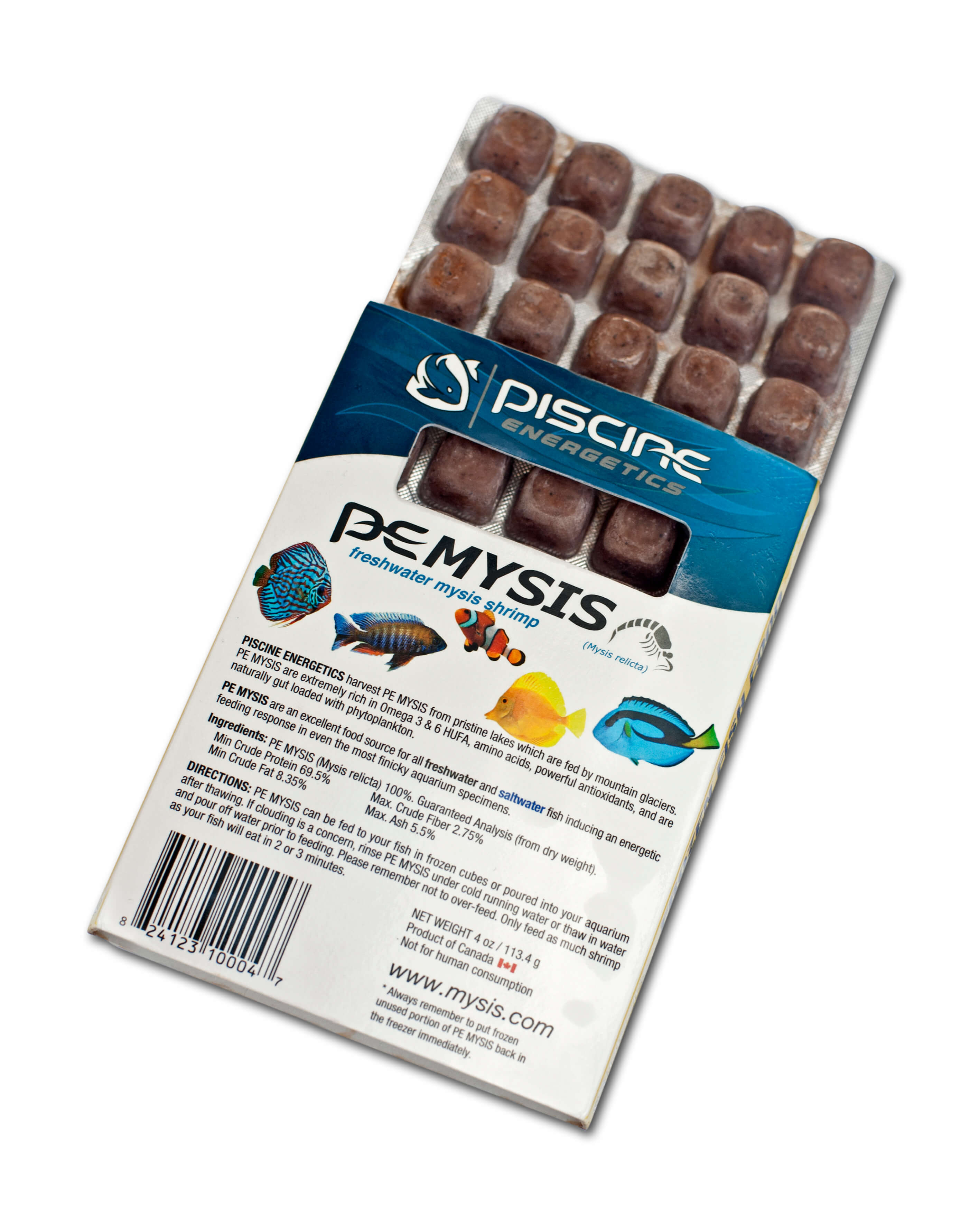 Mysis Shrimp Cubes (Frozen) 4oz