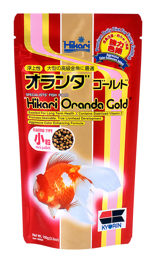 Goldfish Oranda Gold Mini Pellets 3.5oz