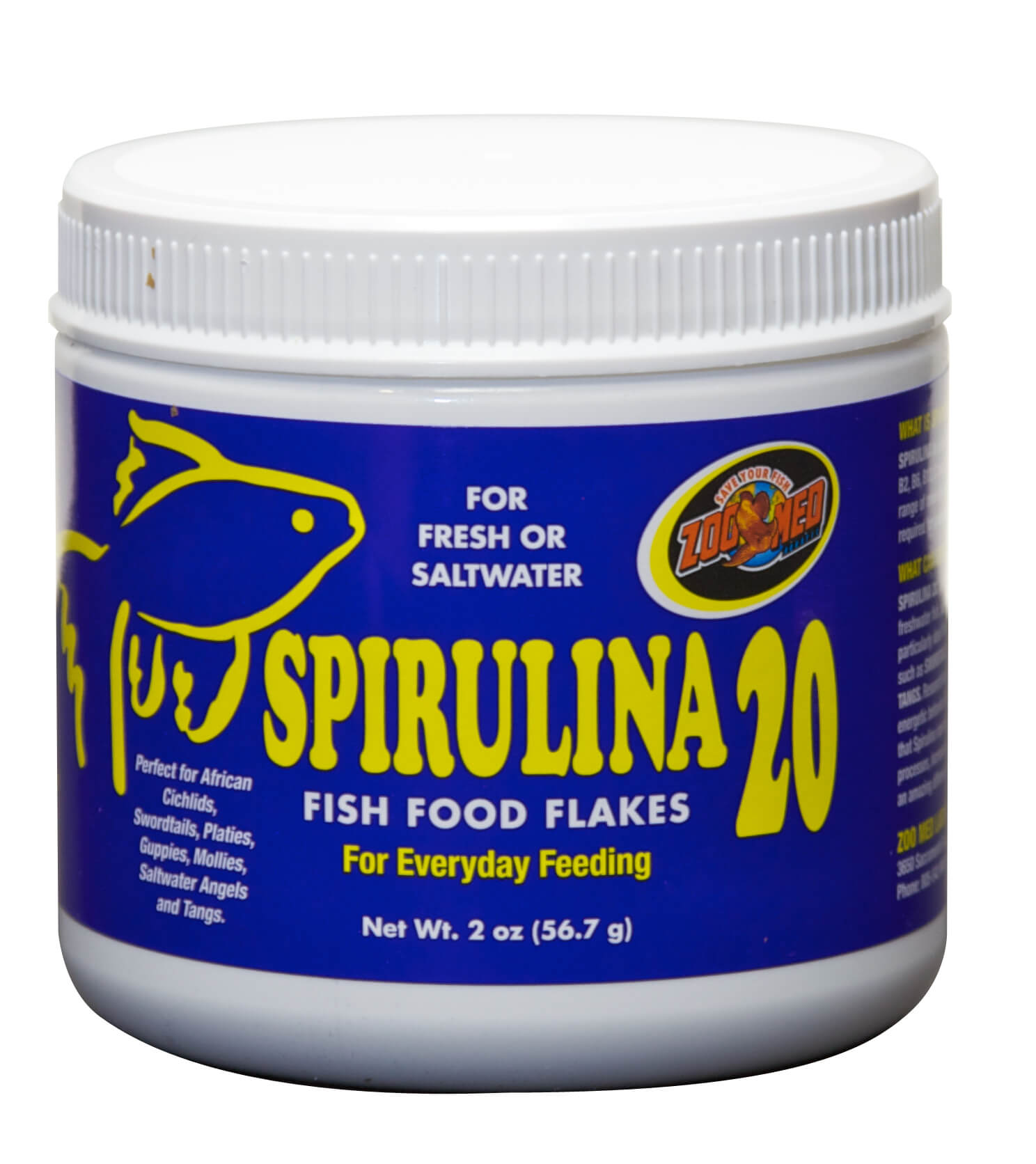 Spirulina 20 Flakes 2oz
