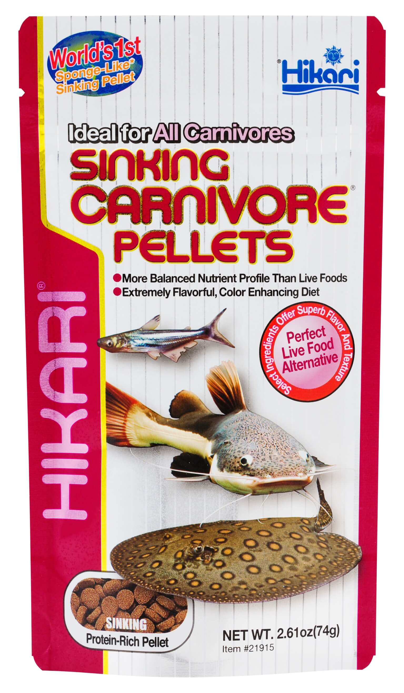 Sinking Carnivore Pellets 2.61oz