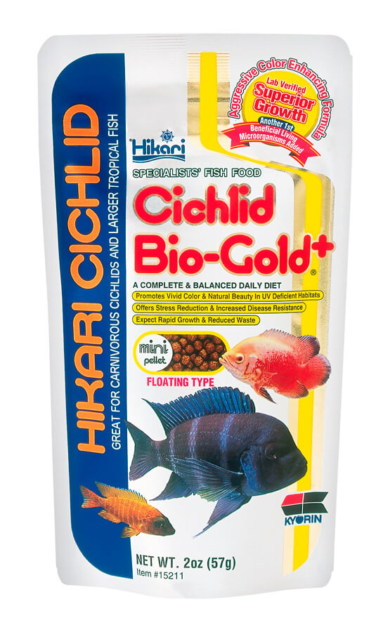 Cichlid Bio-Gold Mini Pellets 2oz