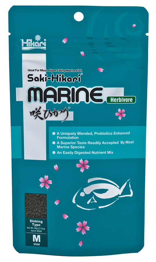 Saki Marine Herbivore Pellets 3.17oz