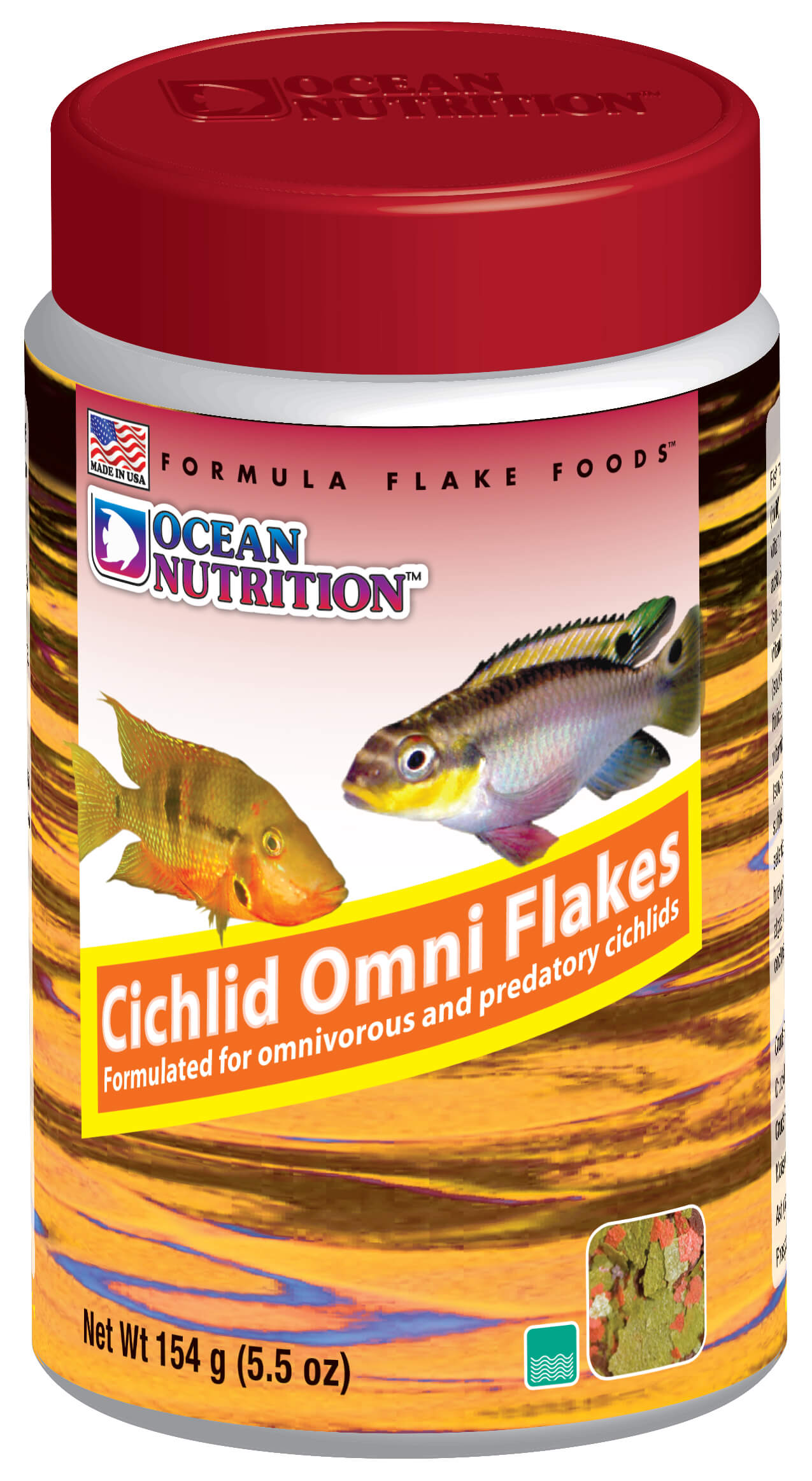 Cichlid Omni Flake Food - 5.5oz