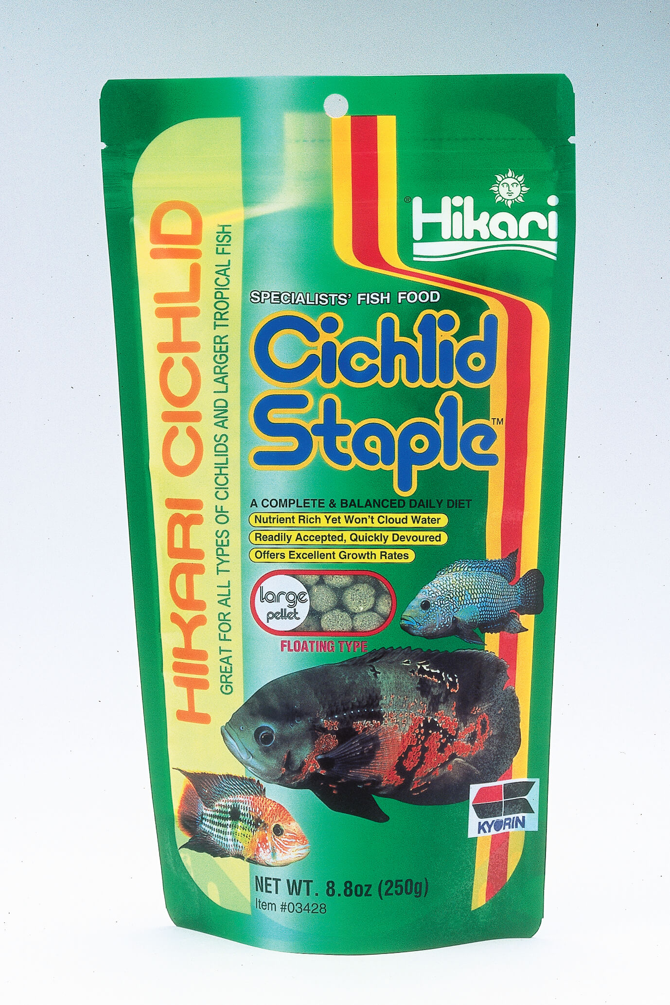 Cichlid Staple Large Pellets 8.8oz