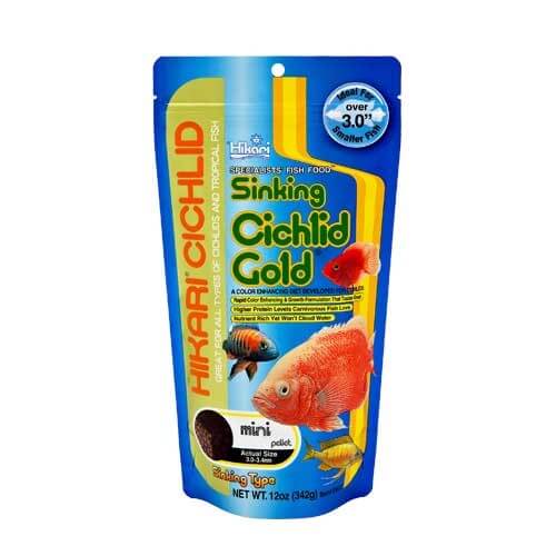 Cichlid Gold Sinking Mini Pellets 12oz