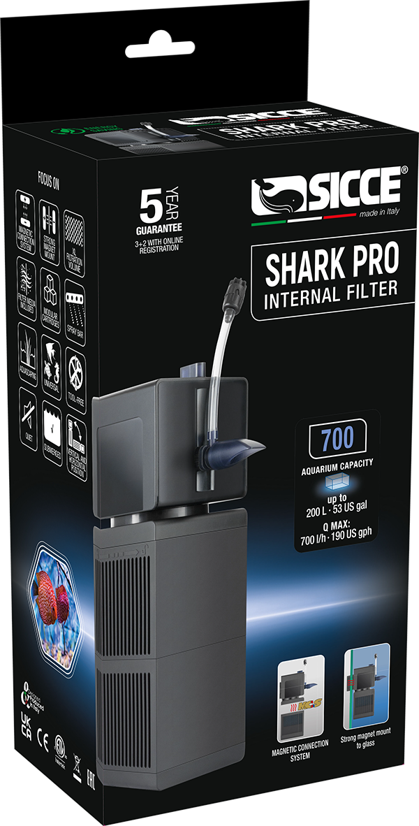 SHARK PRO 700 Internal Filter – 185 gph