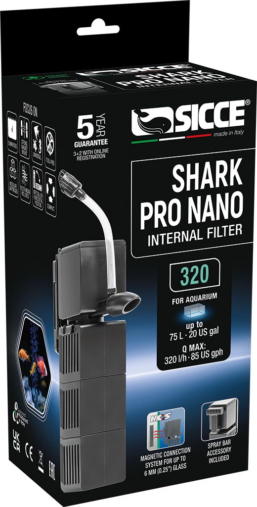 Sicce Shark Nano 320 Internal Filter