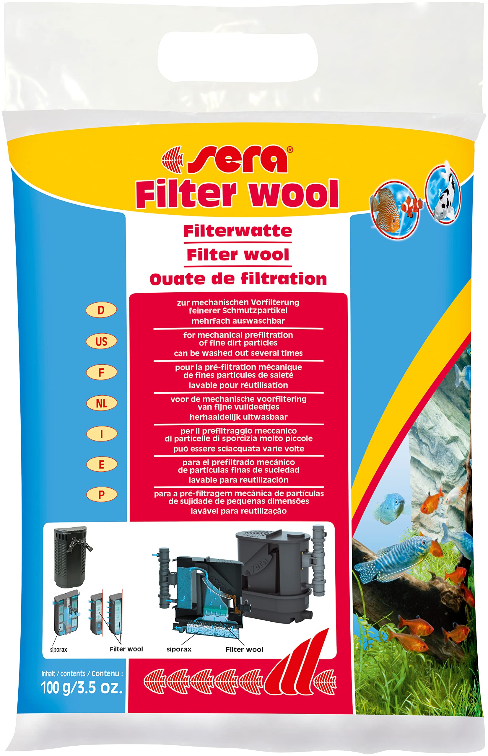 filter wool 3.5 oz./100 g